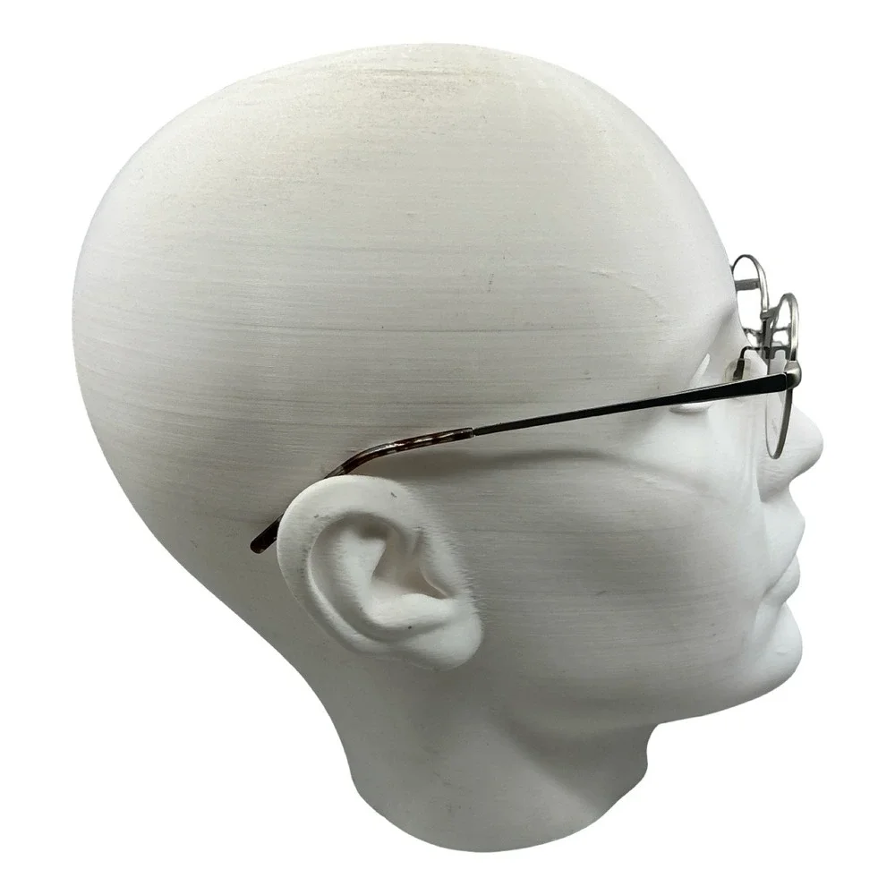 Moleskine MO2108 19 Gunmetal Negro Universal Fit Round Eyeglasses Frames